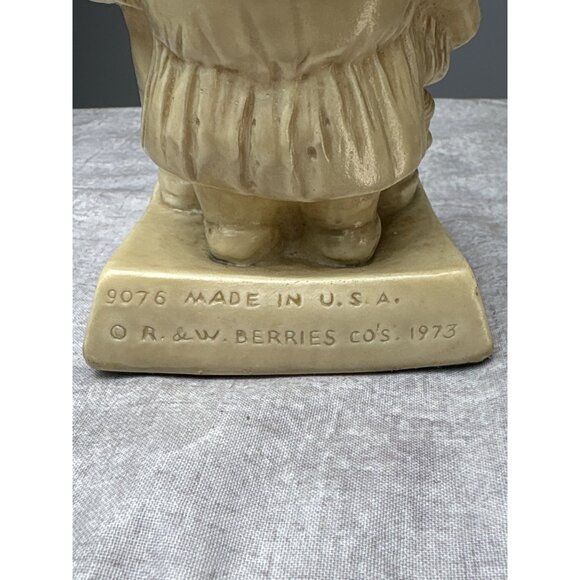 Worlds Greatest Mother Figurine 1973 O R & W Berries Cos Made In USA Resin Vinta - Picture 4 of 12
